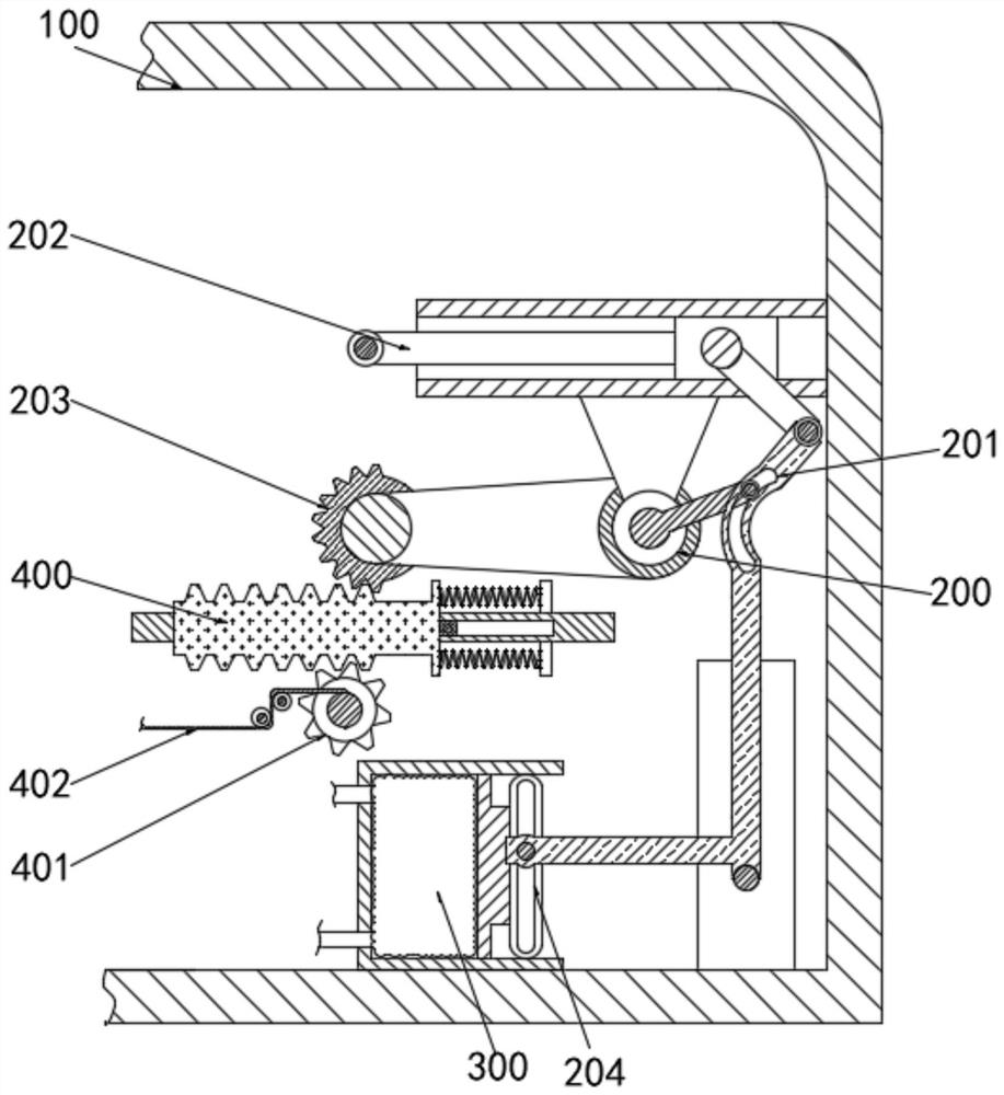 Environment-friendly sewage treatment device for solving sewage discharge blockage