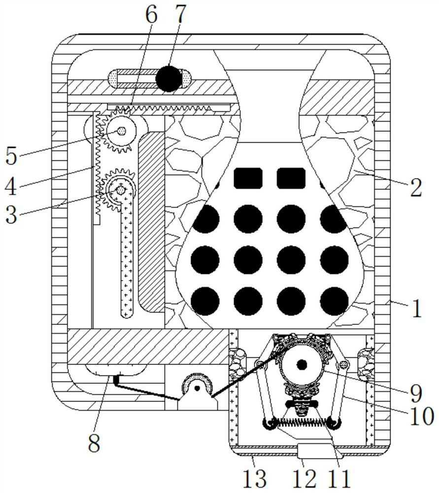 Device for solving problems that a telephone line cannot be stored and dust falls into keyboard gaps