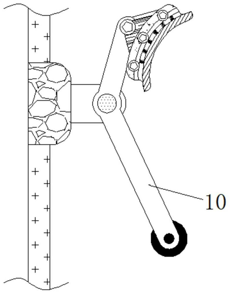 Device for solving problems that a telephone line cannot be stored and dust falls into keyboard gaps