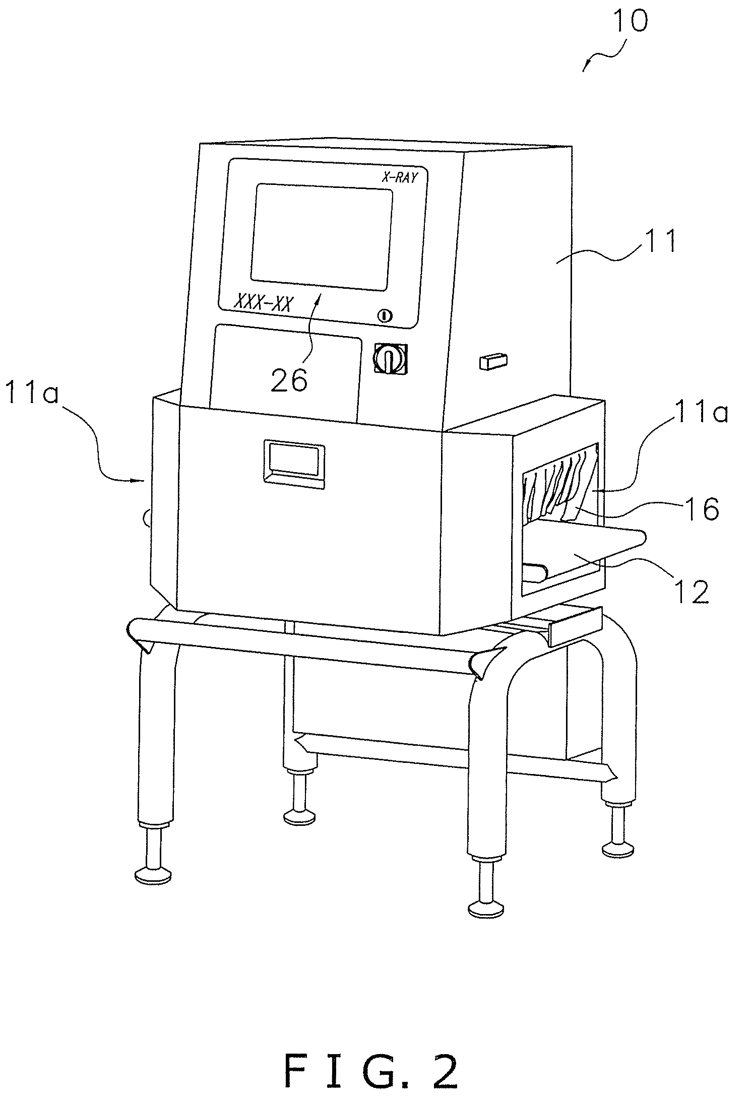 Weight inspection apparatus and weight inspection system provided therewith