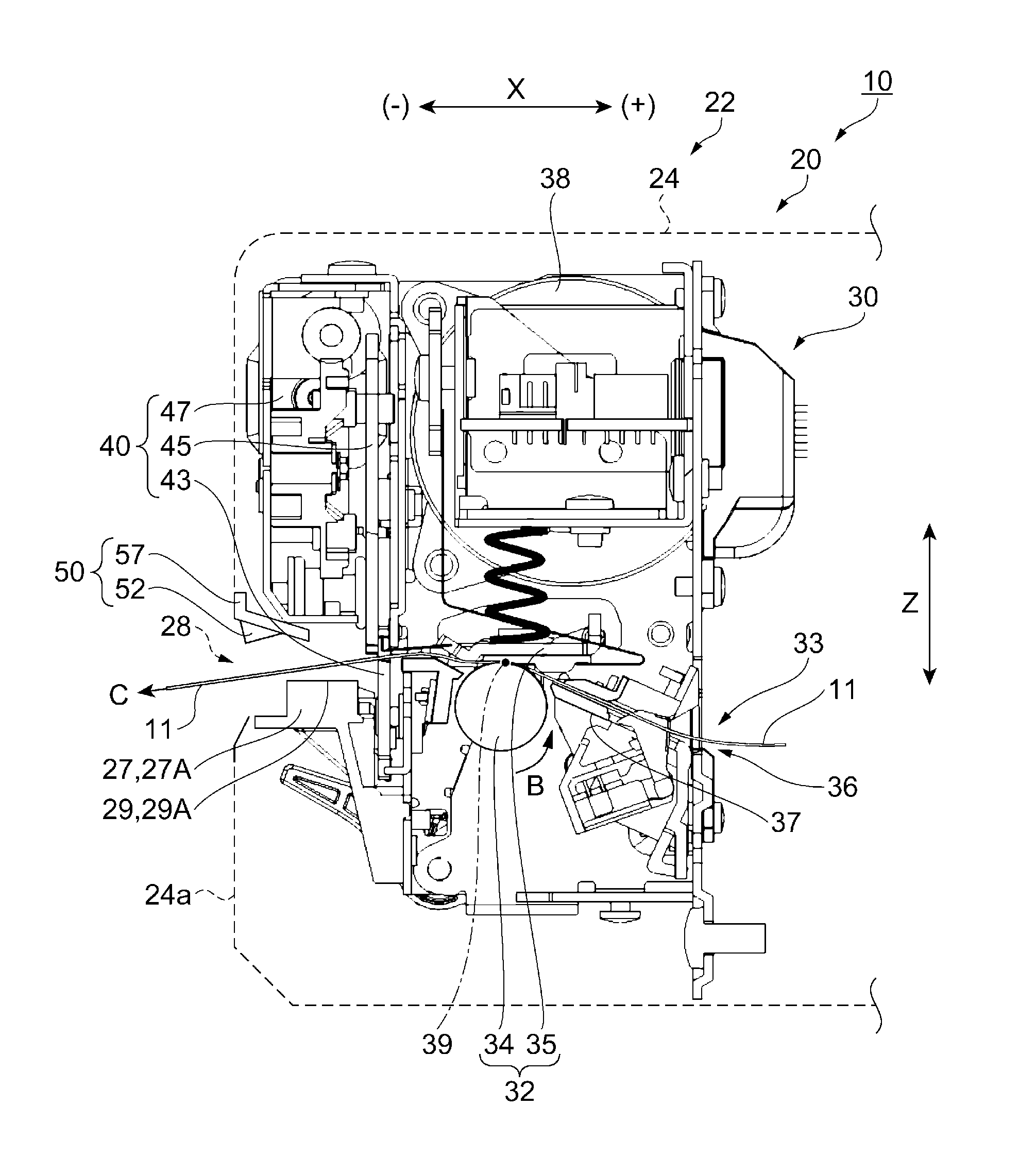 Ticket production device and ticket production method