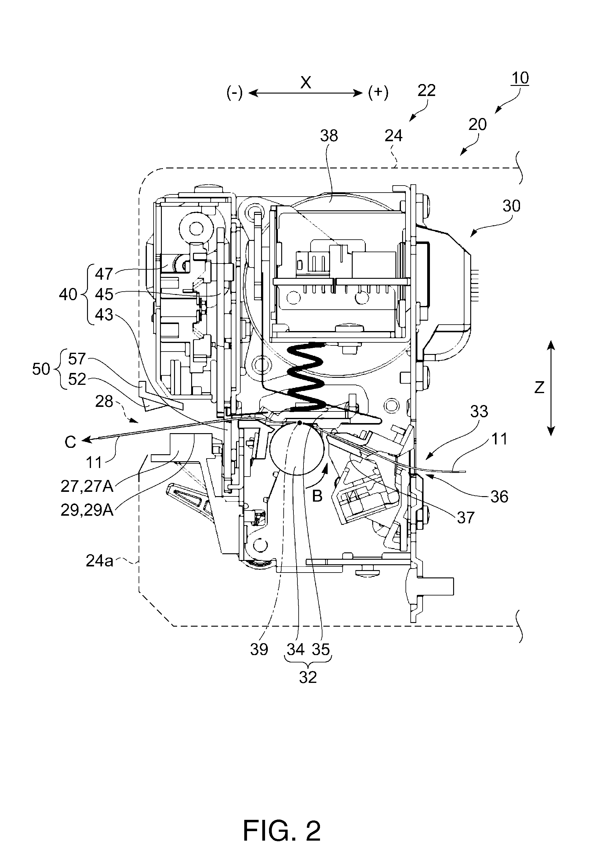 Ticket production device and ticket production method