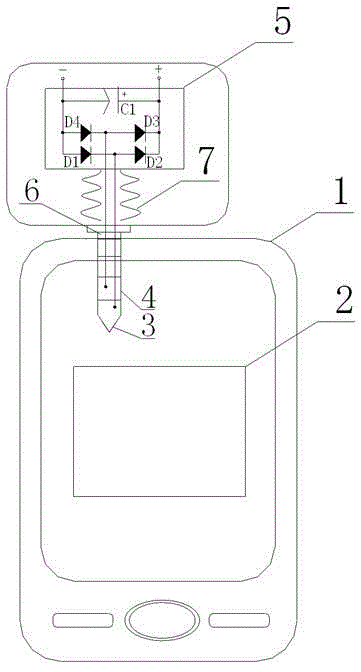 Method for realizing enhanced power supply to external equipment through mobile phone earphone jack