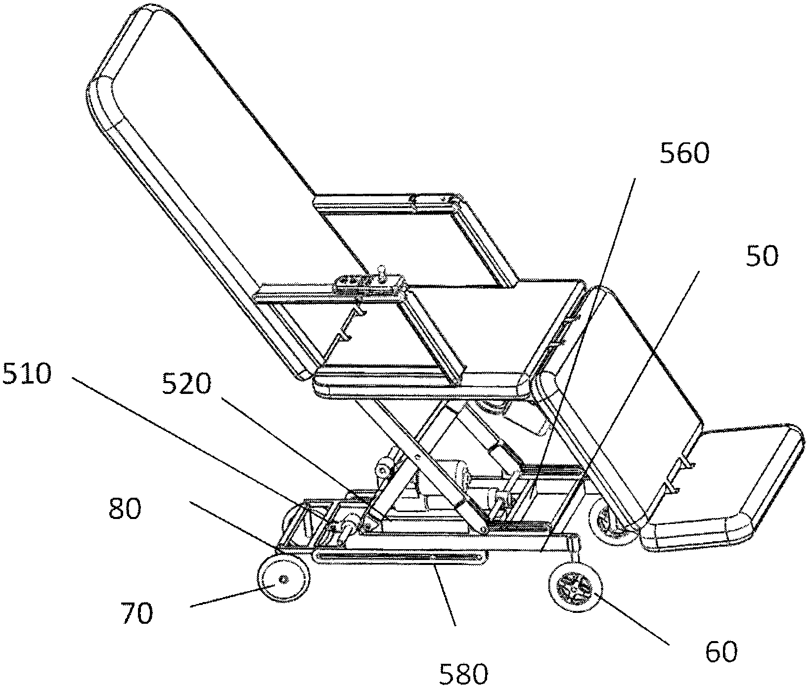 Modified Wheelchair Having Position Changing Function