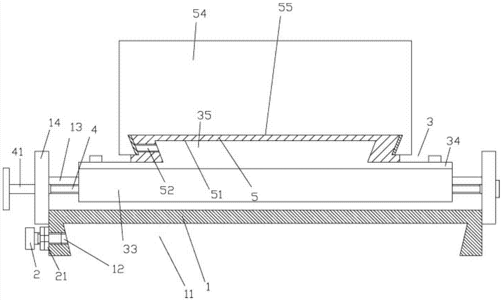 A workpiece clamping device for a machine tool track