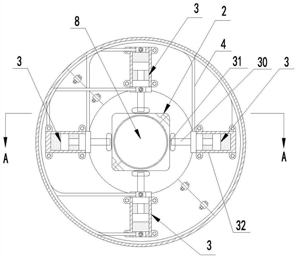 Built-in damping vibration attenuation device