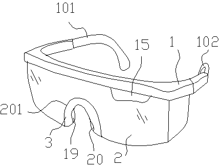 Sport goggles with health monitoring function
