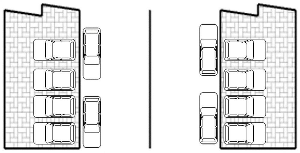 Low-carbon configuration optimization method for typical on-road parking spaces