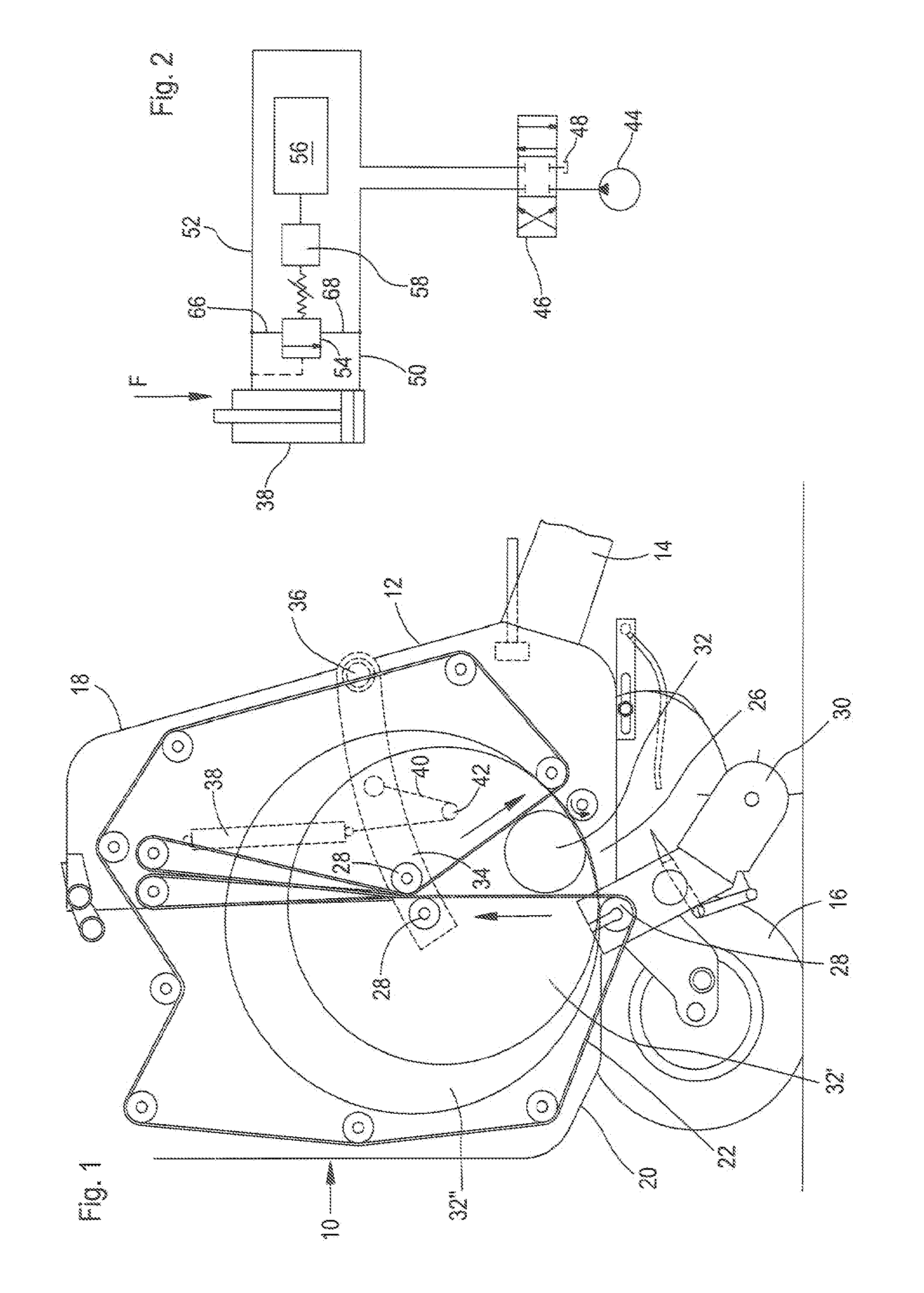 Pressure Relief Valve For A Round Baler