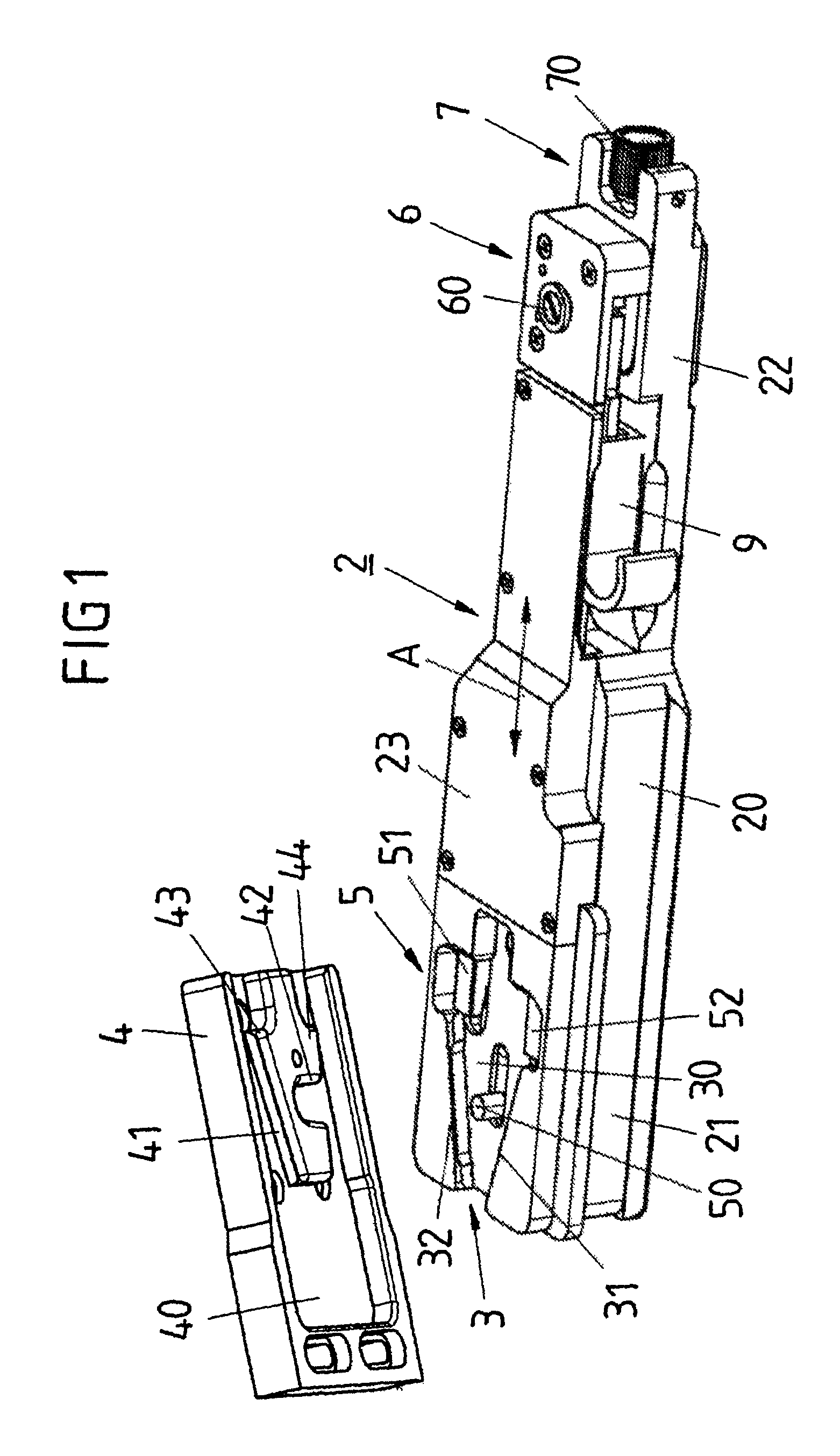 Device for connecting a camera to a supporting device