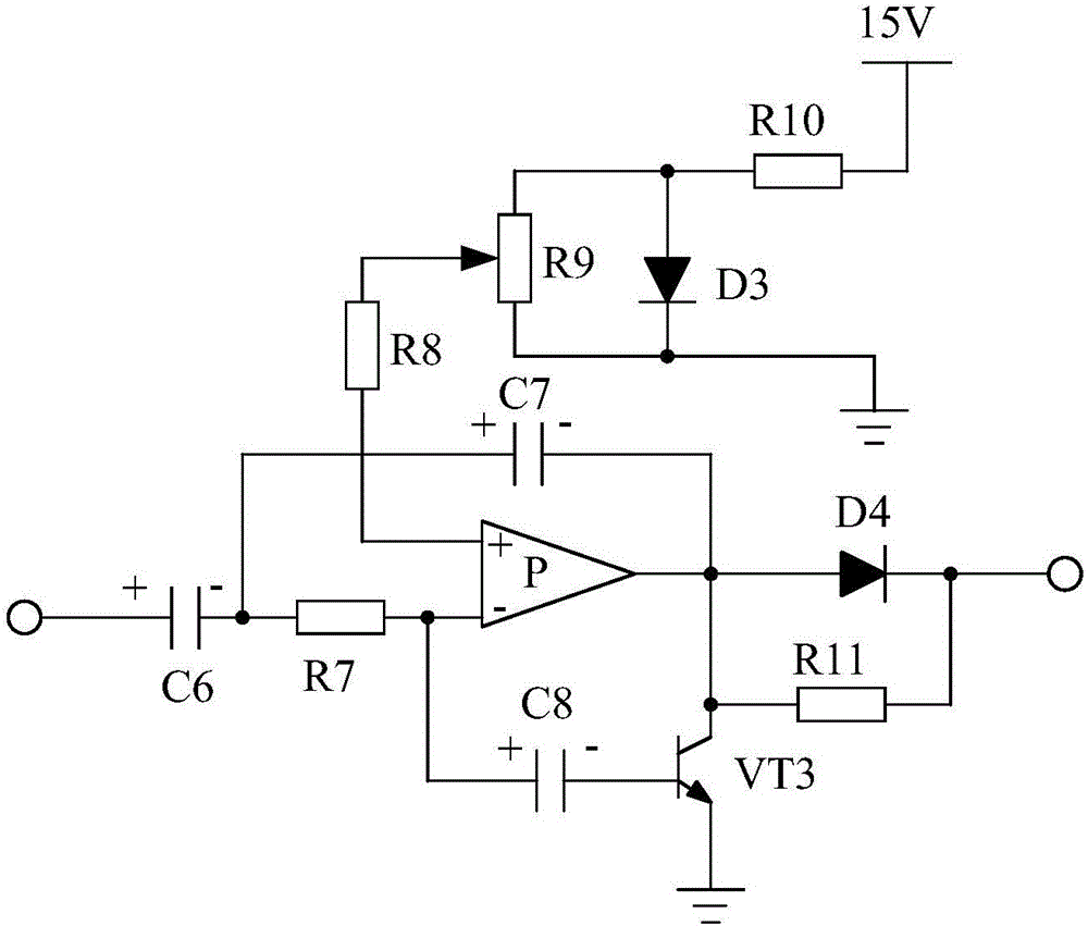 Signal amplification type automatic irrigation control system based on voltage compensation circuit