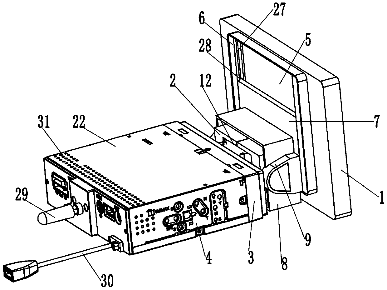 Five-axis angle and orientation adjusting rotating mechanism