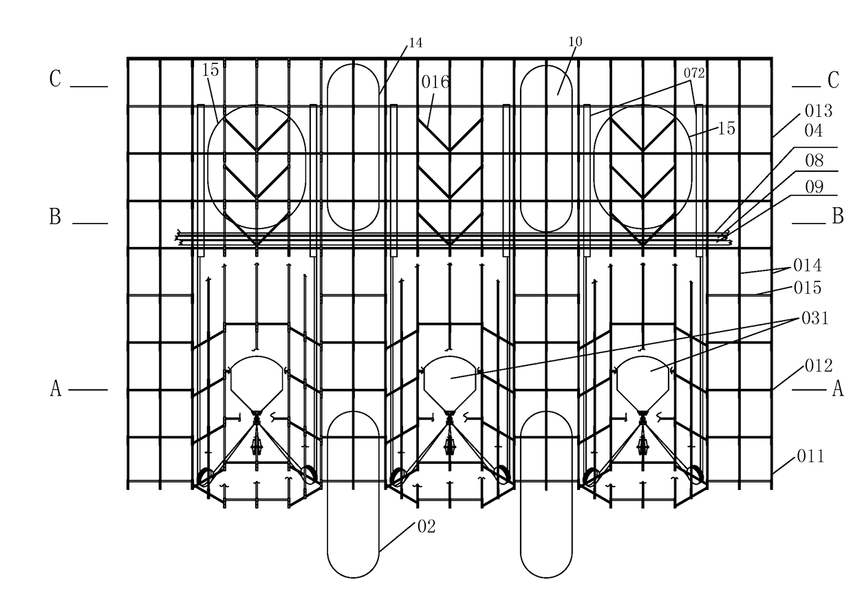 Universal offshore platform, and buoyancy regulation method and stable power generation method thereof