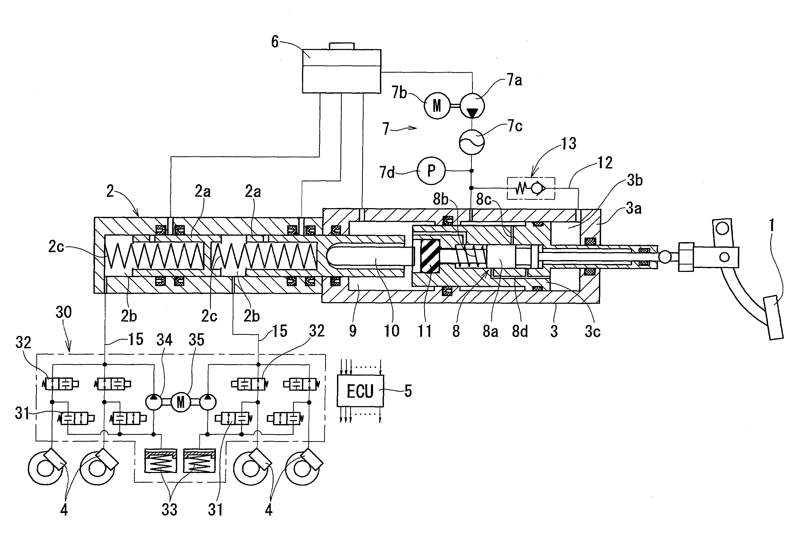 Hydraulic booster and hydraulic brake system using the same