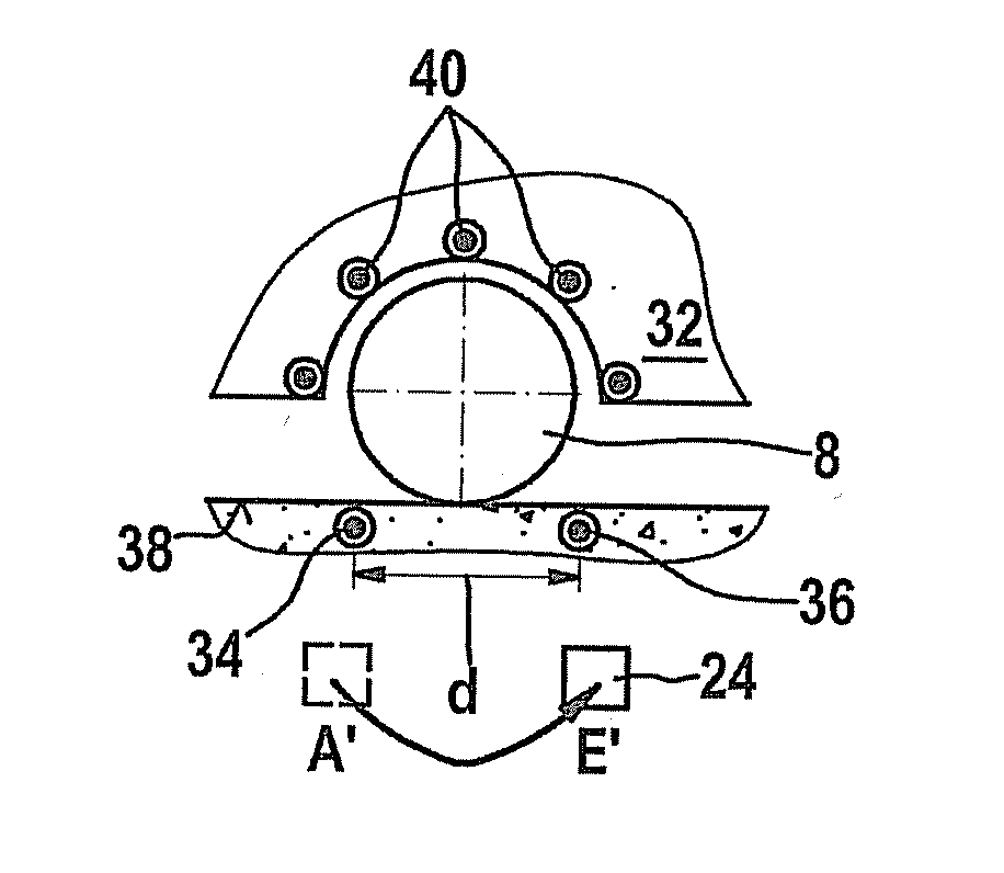 Method for wheel suspension measurement and a device for measuring the wheel suspension geometry of a vehicle