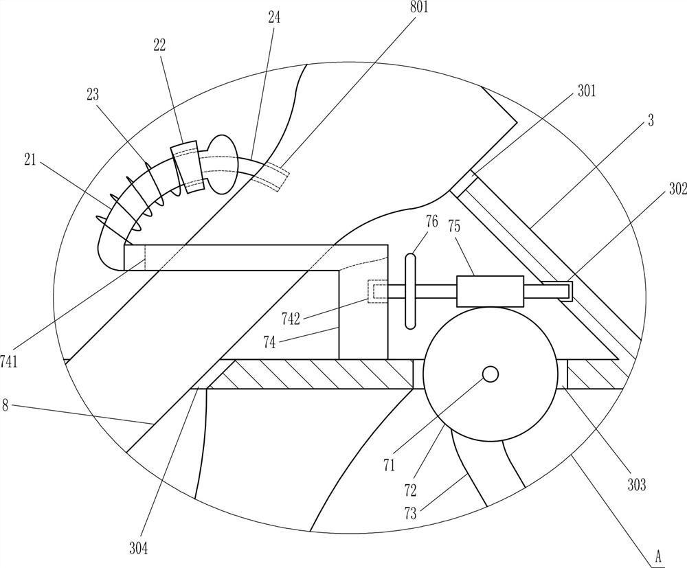 A clamping device for range hood oil cup