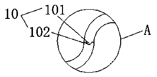 Brake line with good water resistance