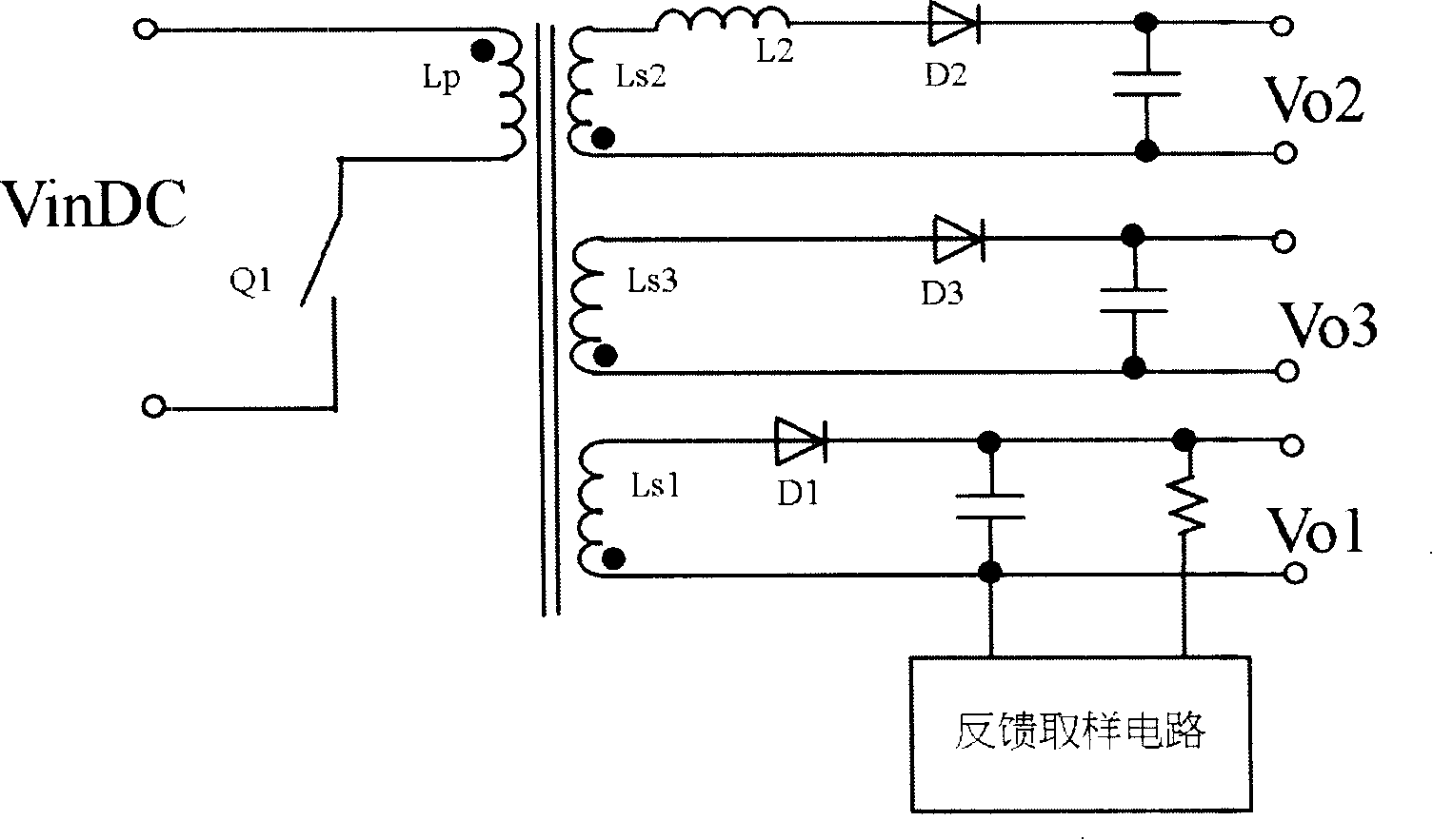 Semi-directional regulating circuit