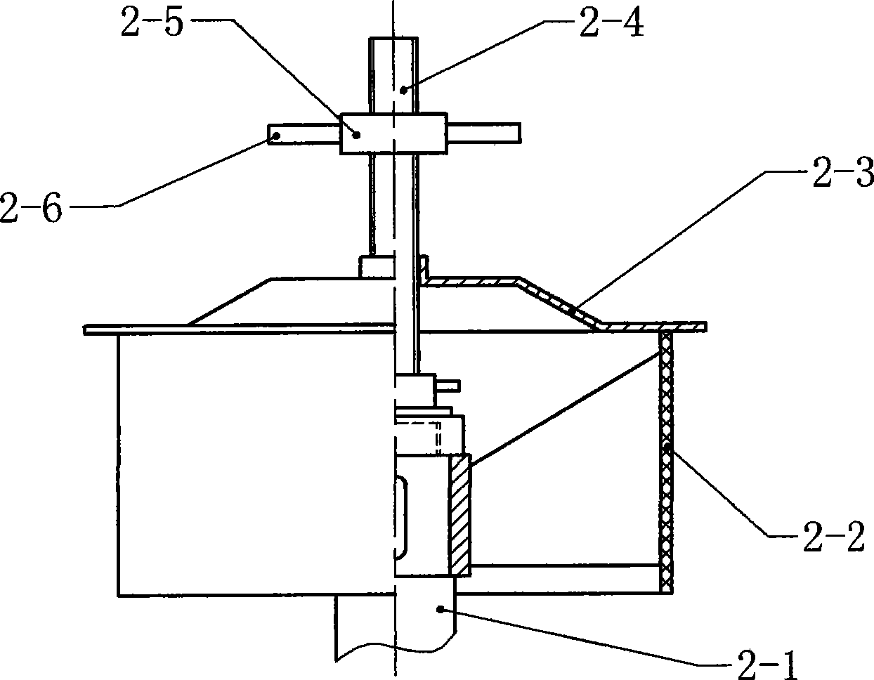 Metal barrel flanging device