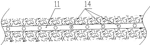 Mine Cooling System and Mine Cooling Method of High Level Lane Connected Drilling Circulating Water