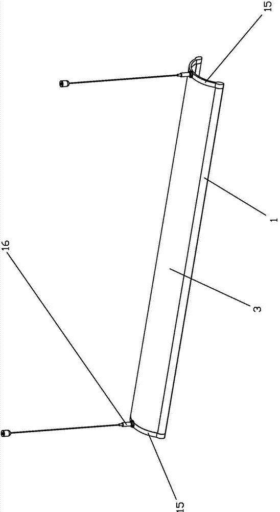 Efficient LED (light emitting diode) lamp with light guiding strip