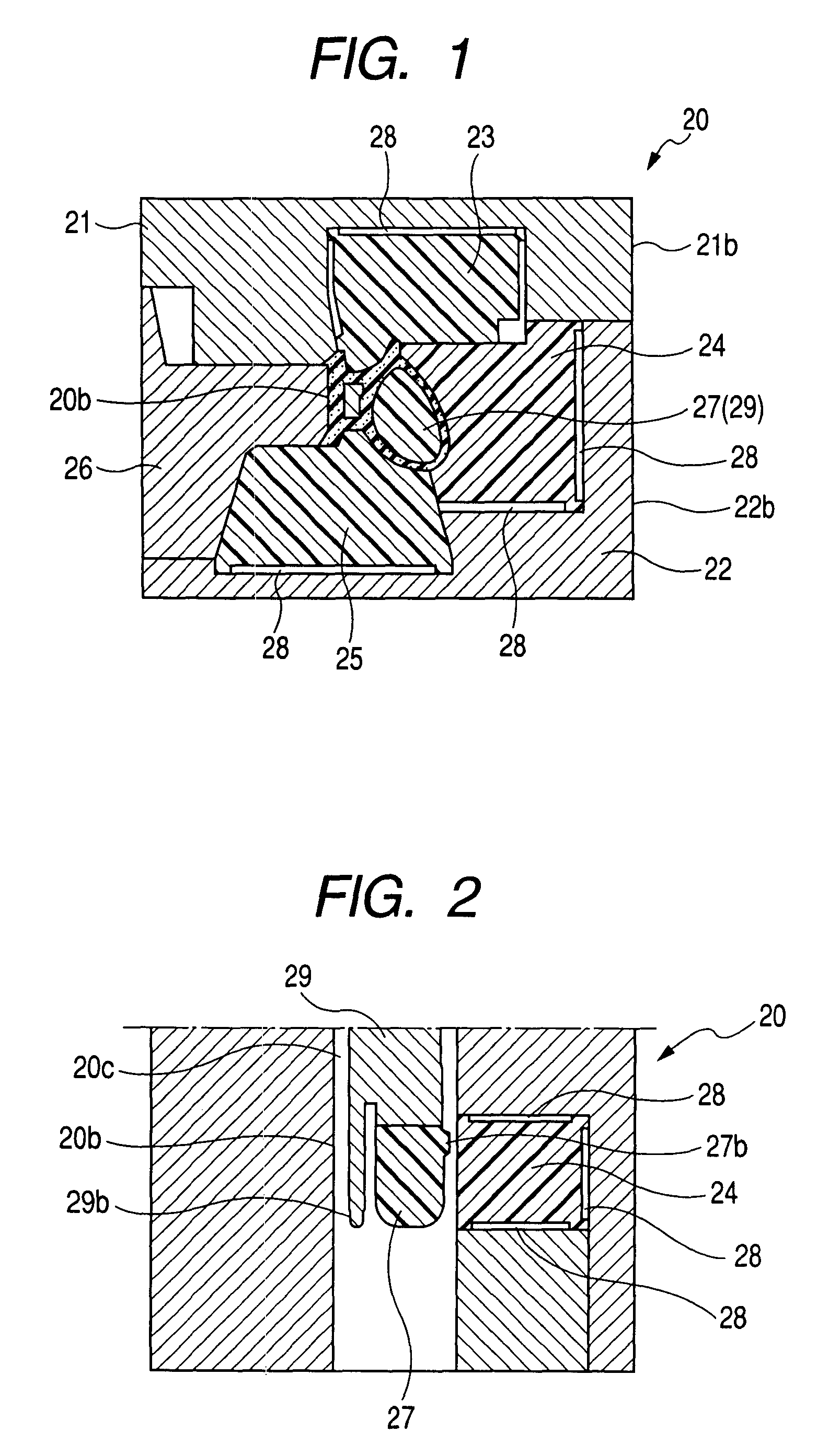 Molding device for molding a weather strip