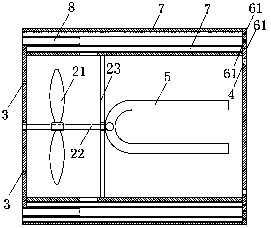 Dimethyl ether gas boiler burner nitrogen reducing device