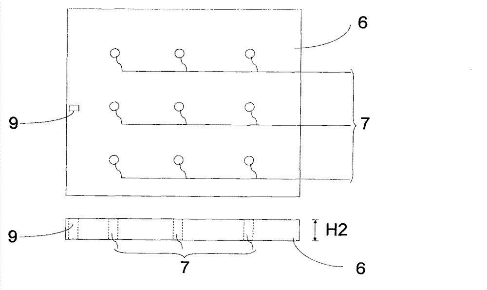 Zero-layer alignment mark structure for photo-etched pattern on medium substrate