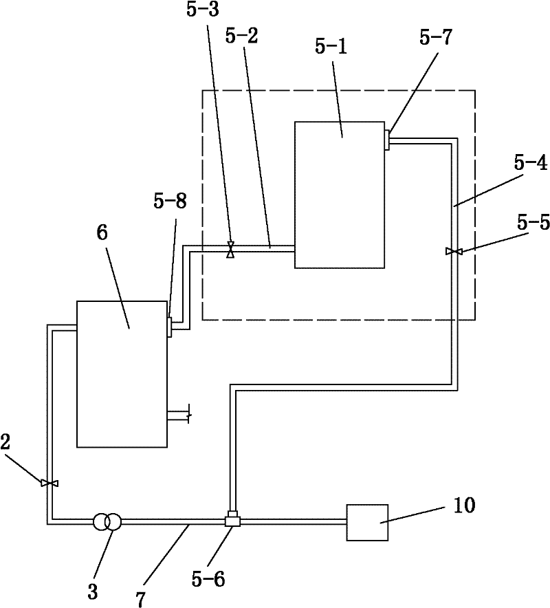 Water level control system for deoxygenated water tank