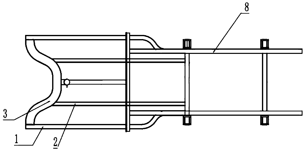 Collision-proof tricycle frame and tricycle