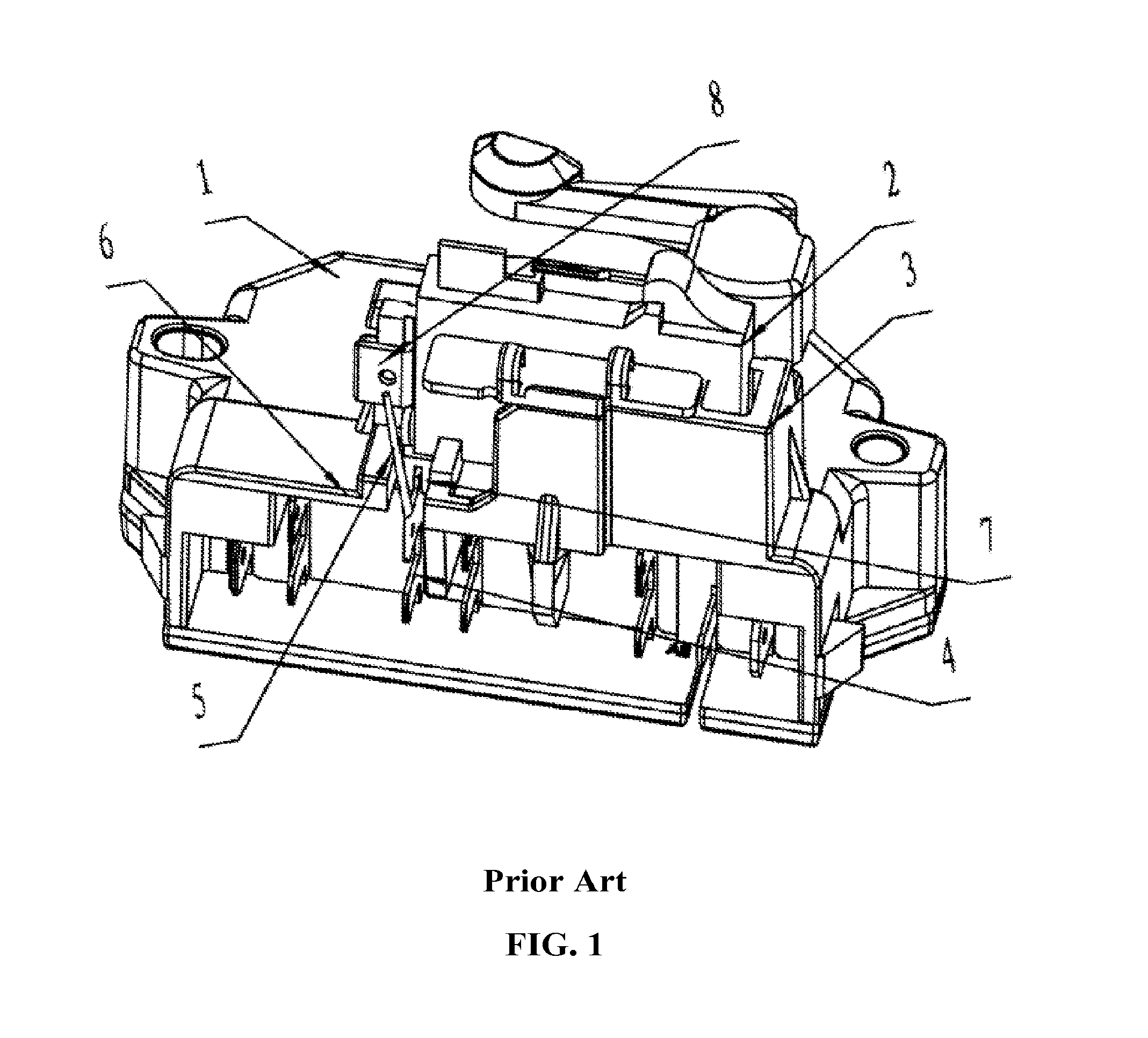 Terminal box for centrifugal switch of motor and motor with the same