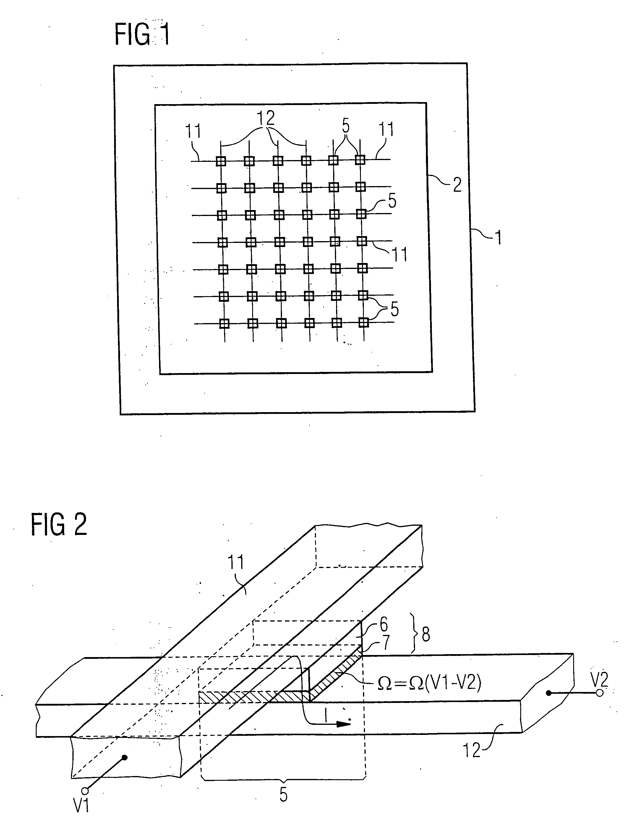 Integrated semiconductor memory with an arrangement of nonvolatile memory cells, and method