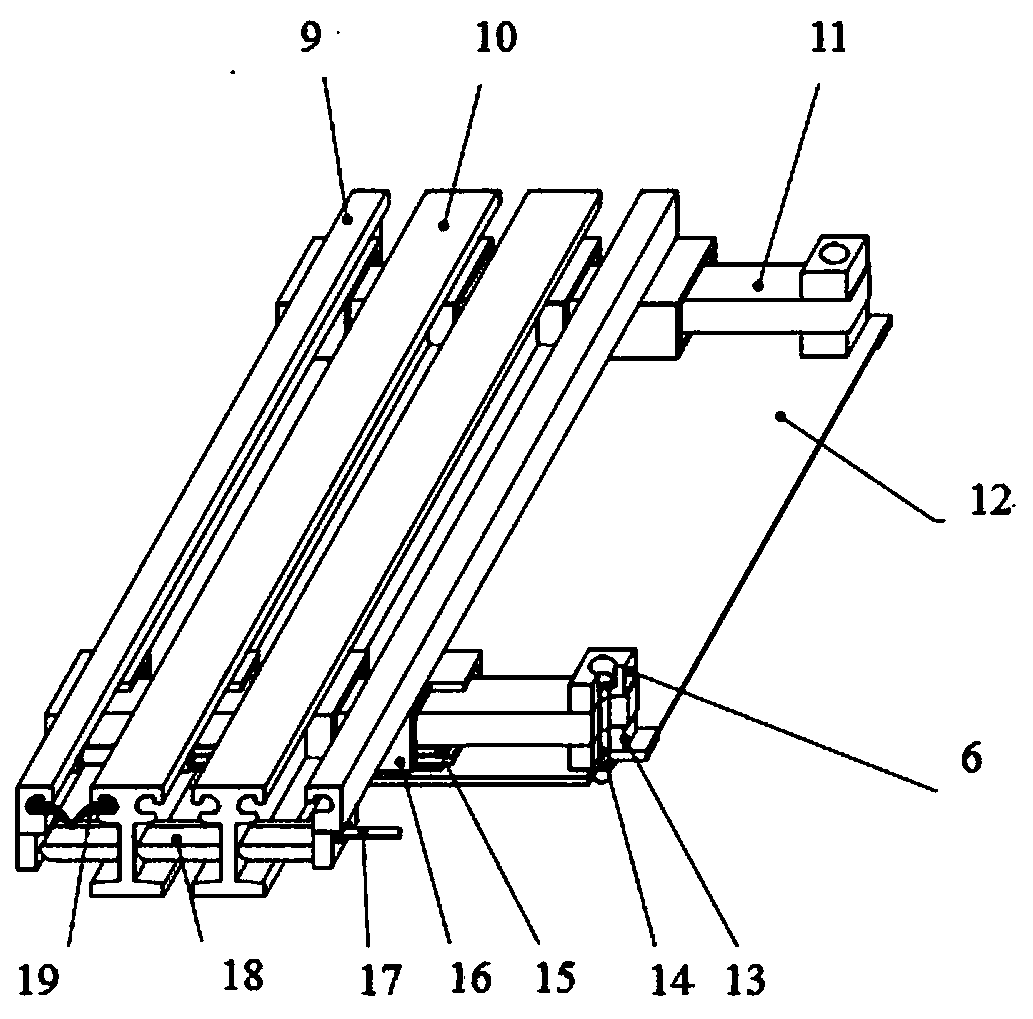 Multidirectional displacement composite plate type telescopic device for highway bridge