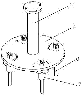 Test piece gripper and spin multiphase flow erosive wear test machine