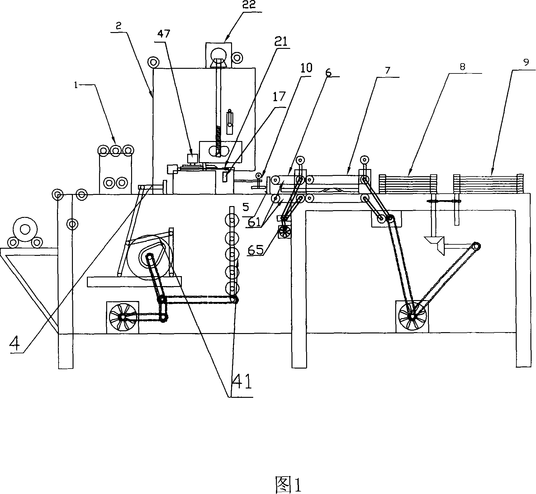 Napkin packing machine