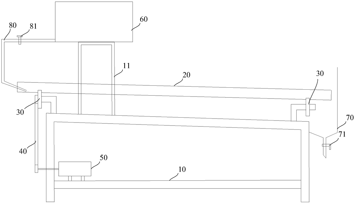 Welded pipe rustproof treatment device and construction method thereof