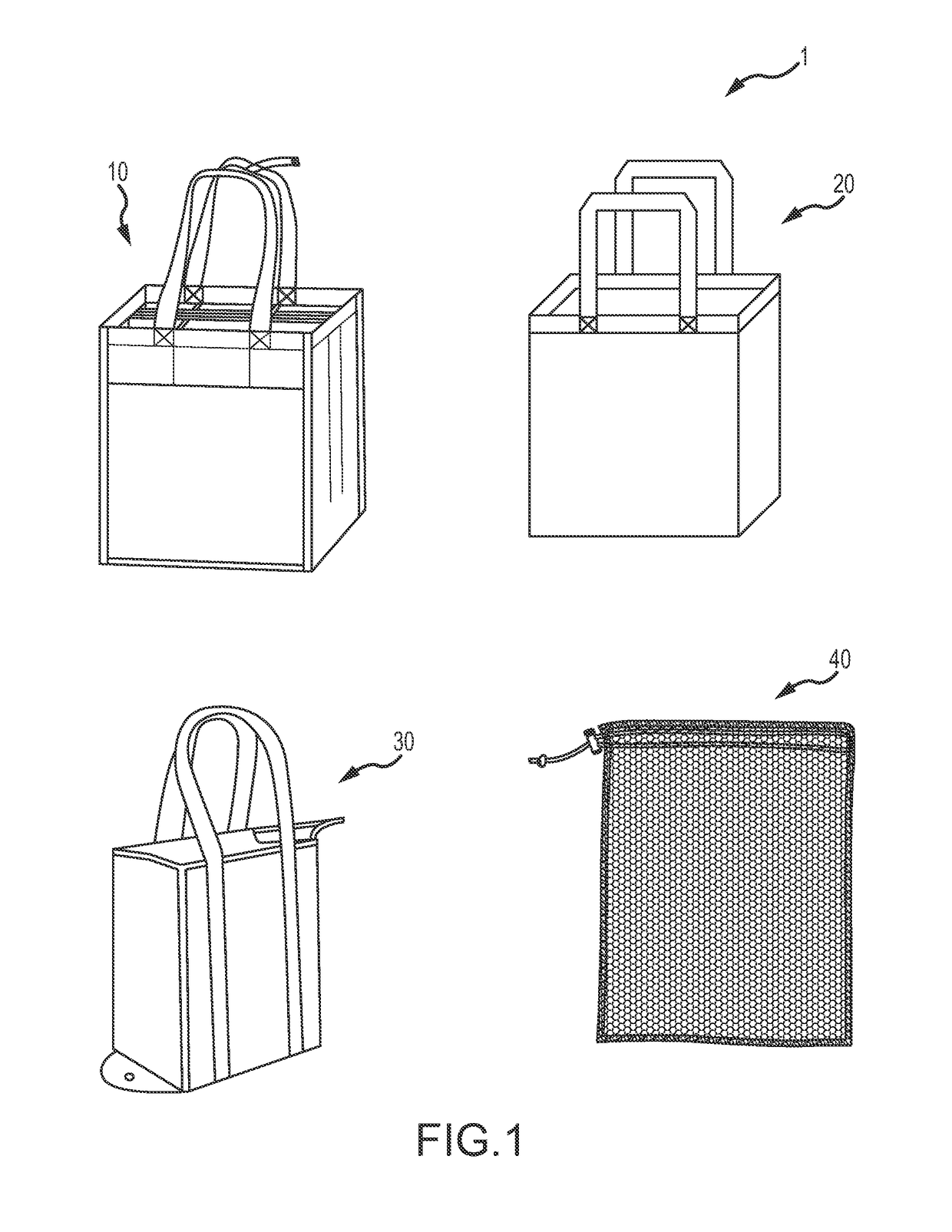 Reusable bag holder and system and method of using the same