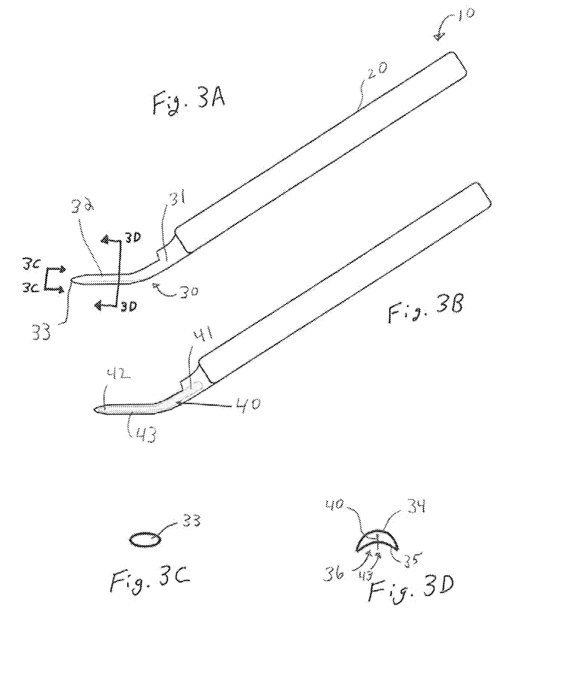 Surgical tool with integral blade and self-centering tip