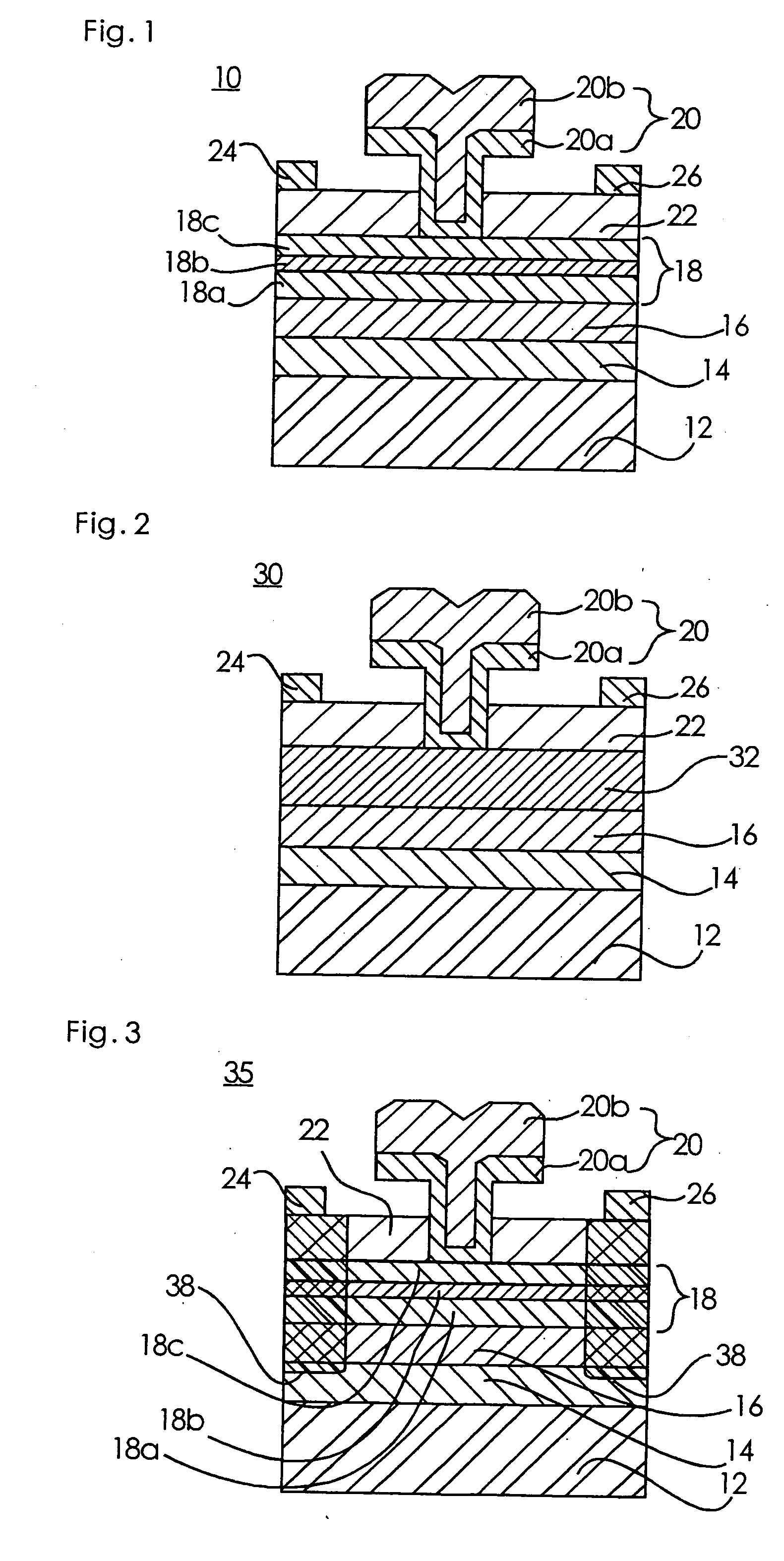 Heterojunction field effect semiconductor device