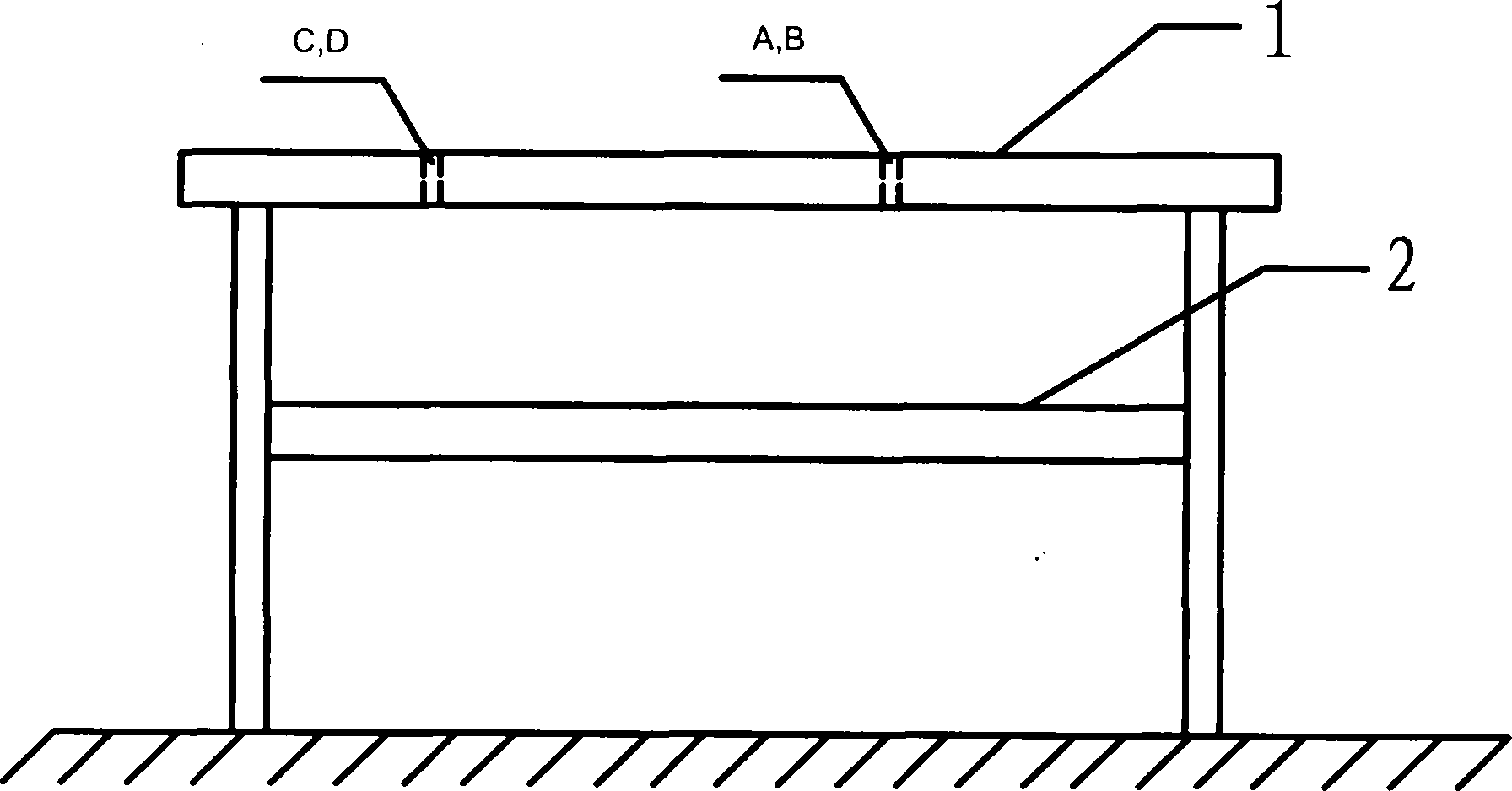 Hoisting method for installation and installation of equipment located in the hollow interlayer of multi-storey concrete platform