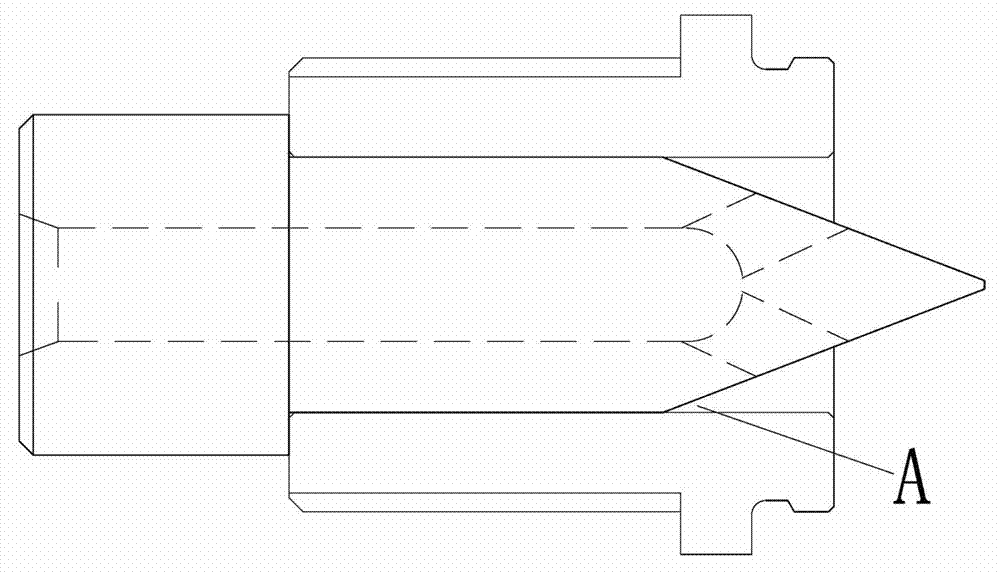 Hot runner hot nozzle assembly capable of directly changing color