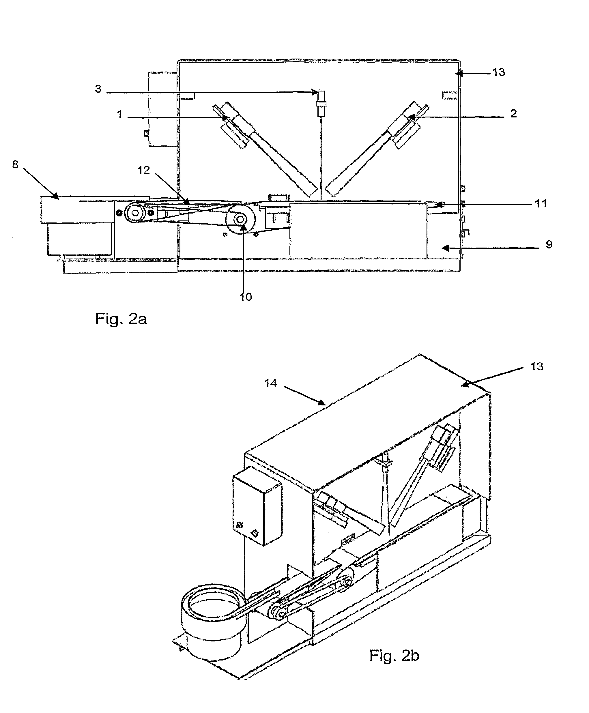 Apparatus and method for analysis of size, form and angularity and for compositional analysis of mineral and rock particles