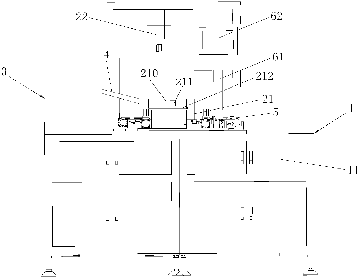 A motor rotor plane cutting machine