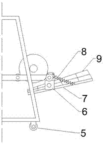 Coil storage device for silk thread spinning