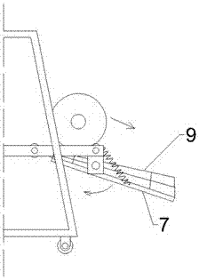 Coil storage device for silk thread spinning