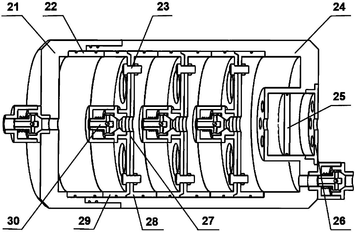 Deep sea micro-organism in situ enrichment sampling device