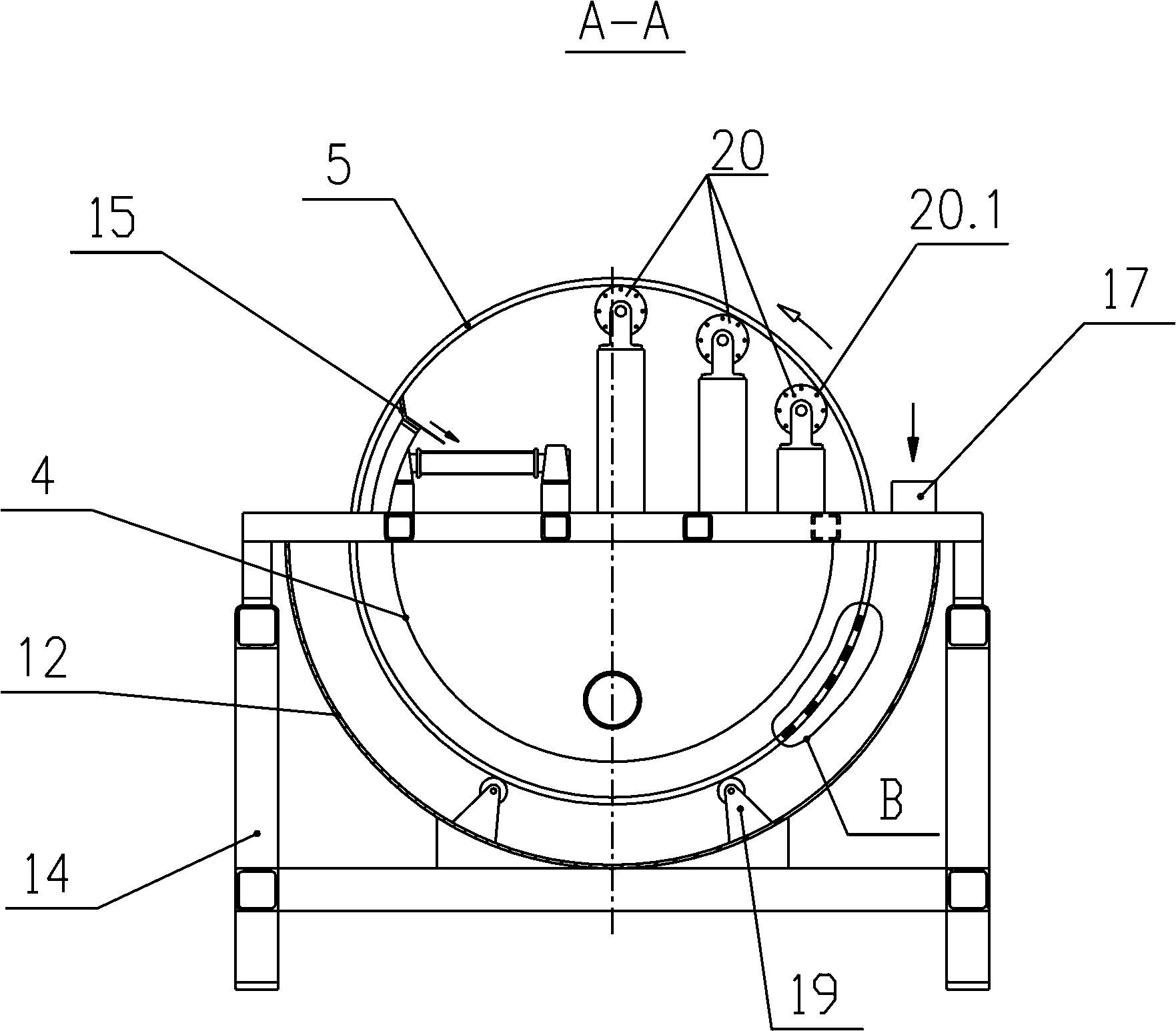 Built-in magnetic separation filter pressing dehydrator