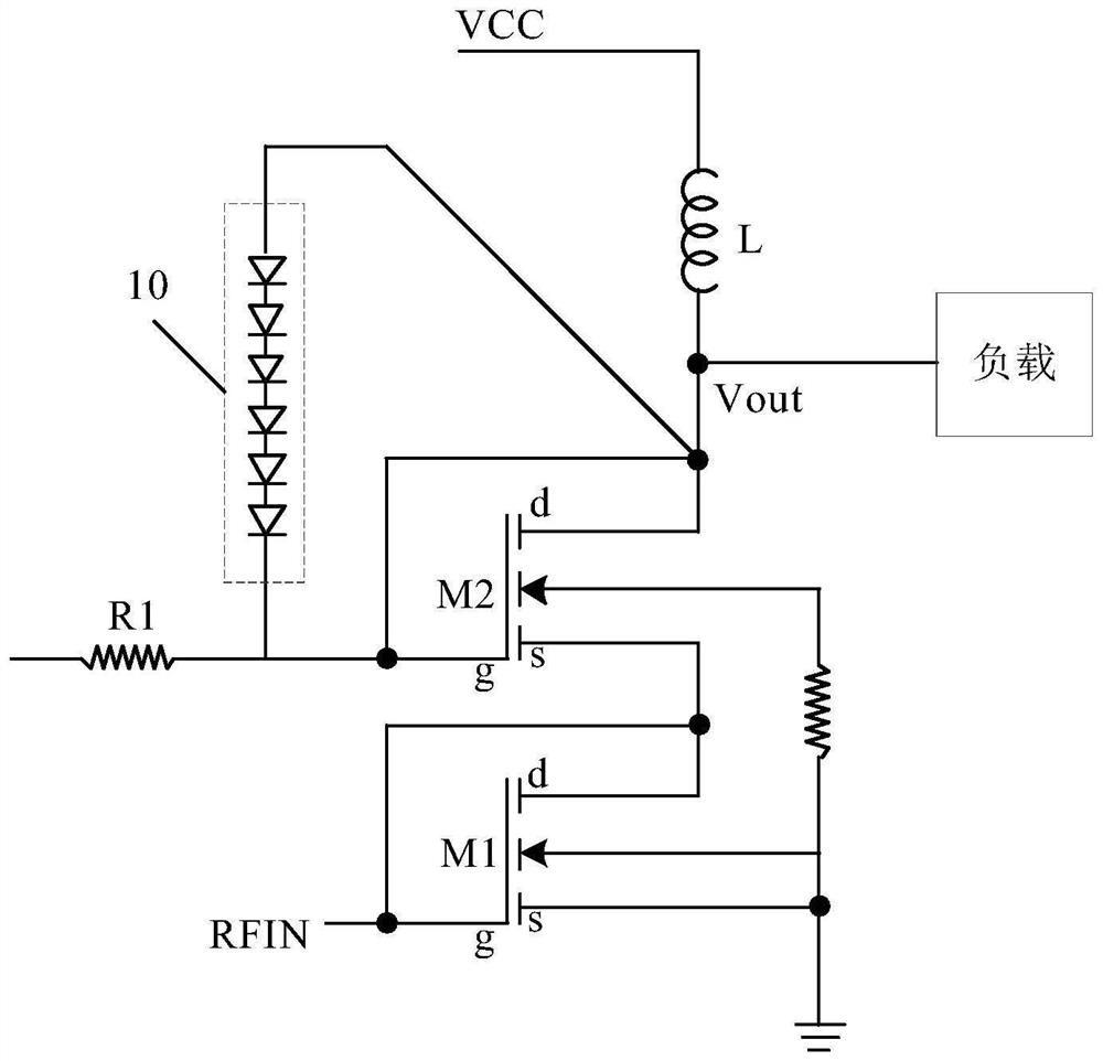 CMOS power amplifier and electronic equipment