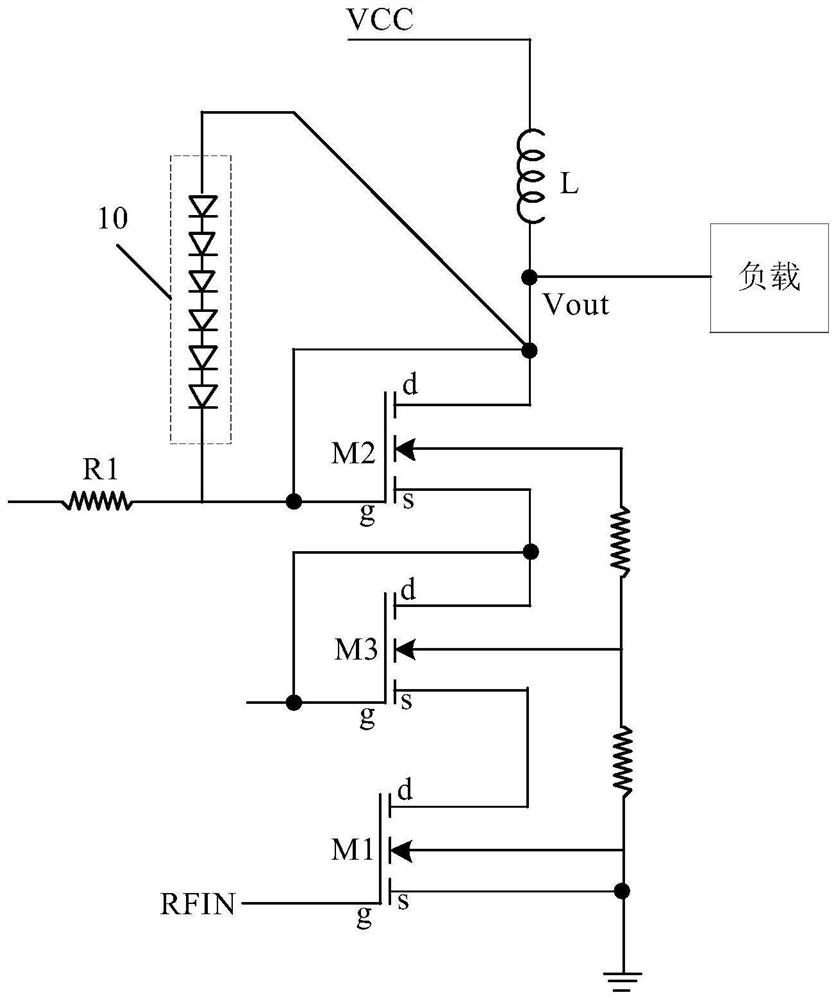 CMOS power amplifier and electronic equipment