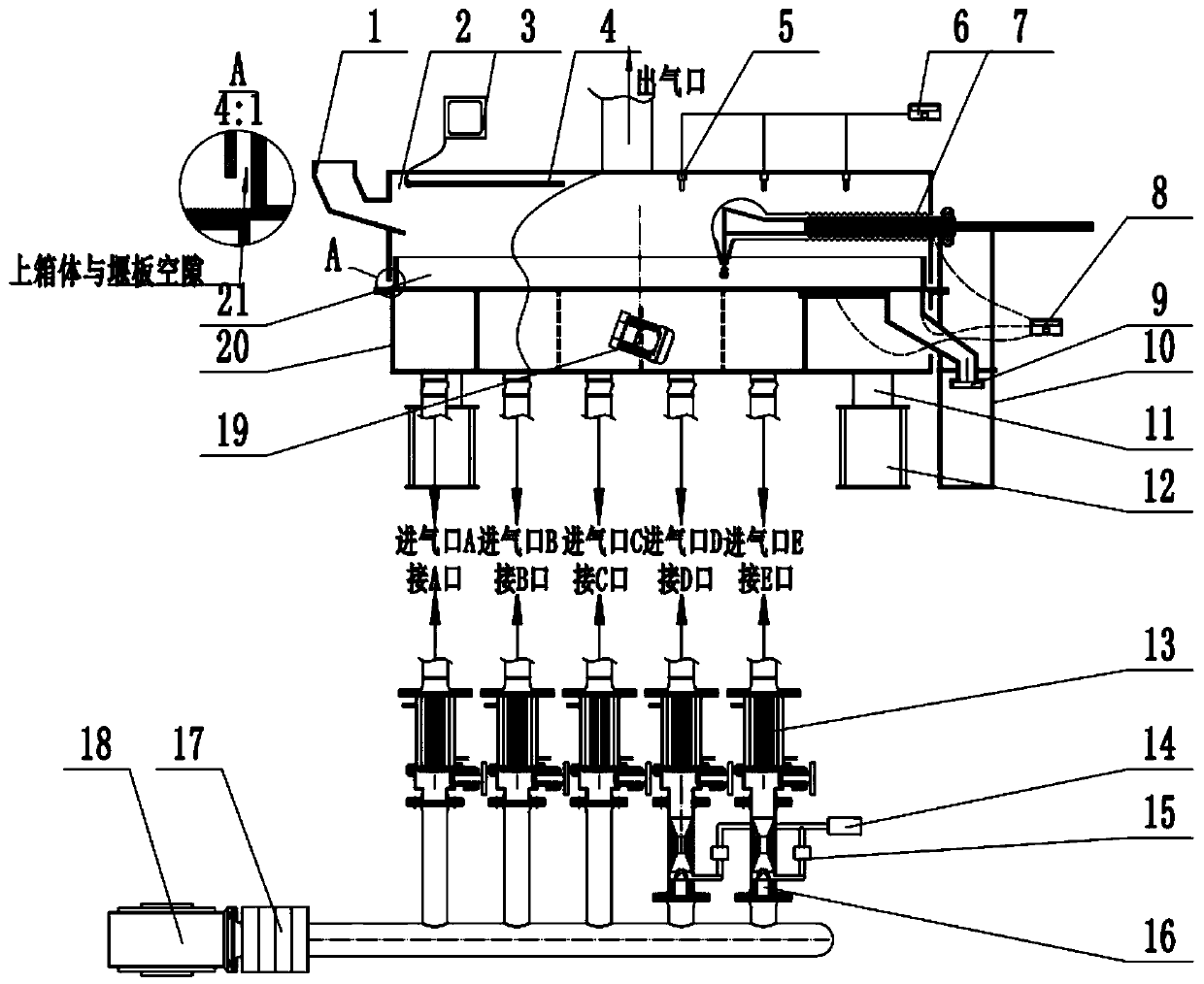 Multi-purpose intelligent adjustment testing production device with airflow drying and static electricity detecting and eliminating functions